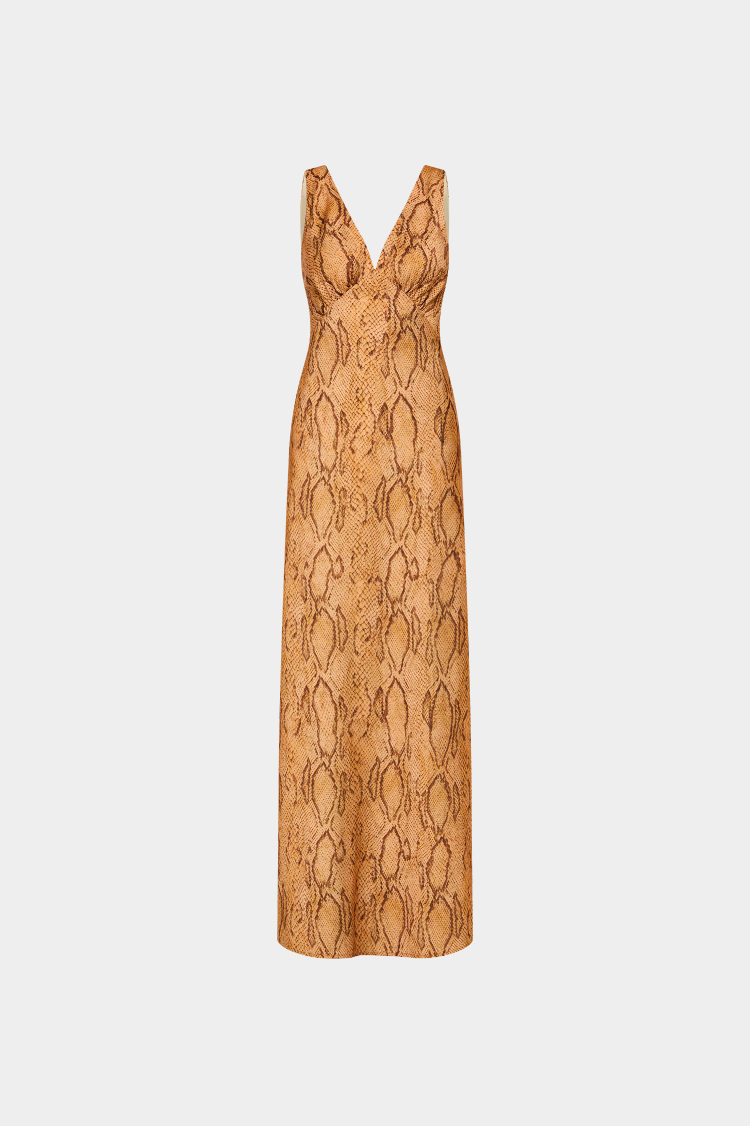 V Neck Maxi Dress | Snake