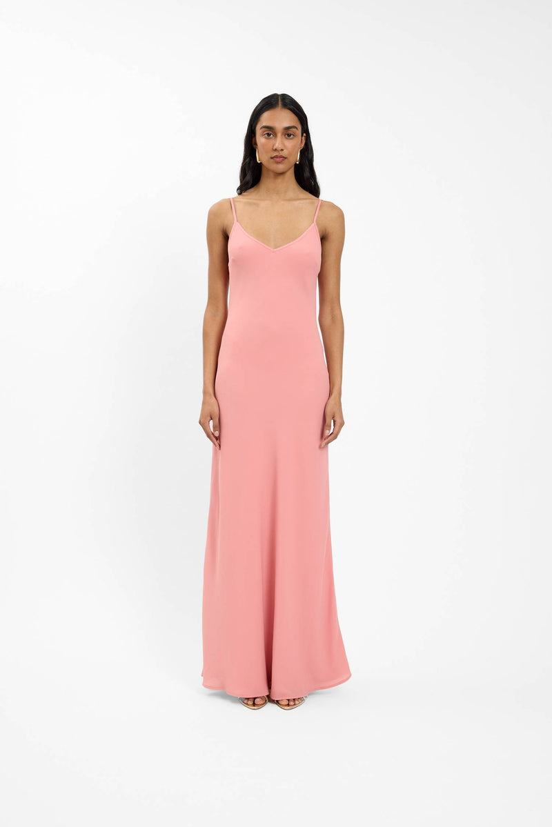 Georgette Maxi Dress | Blush