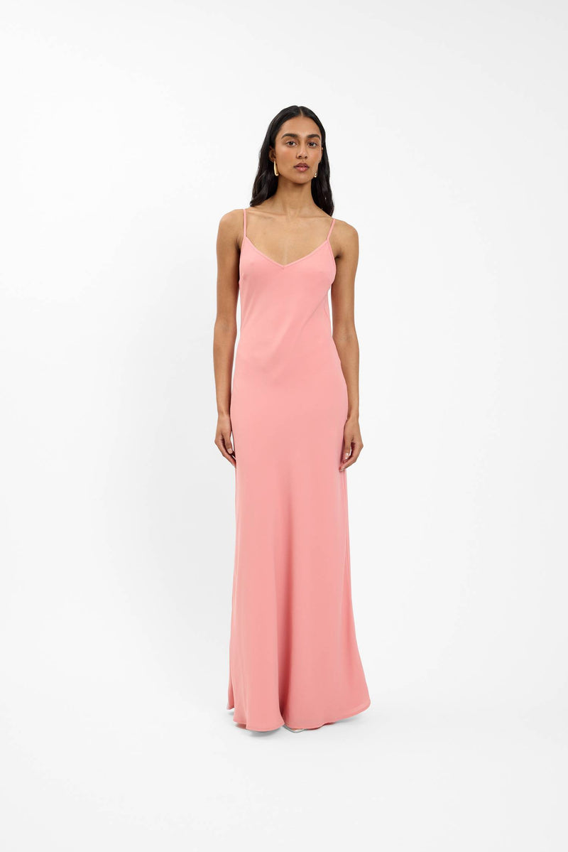 Georgette Maxi Dress | Blush