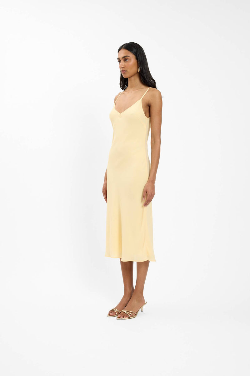 Georgette Midi Dress | Lemon