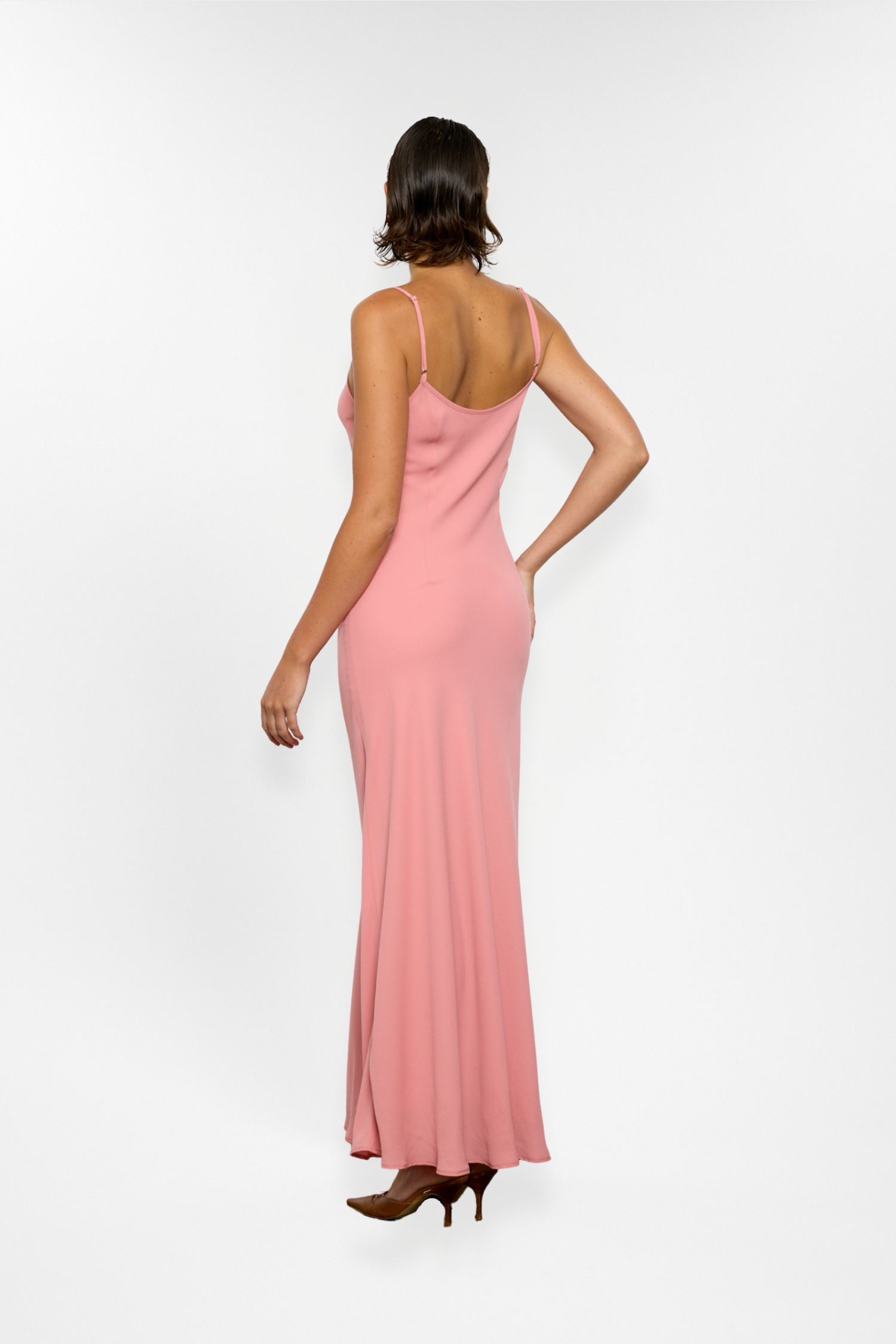 Georgette Maxi Dress | Blush