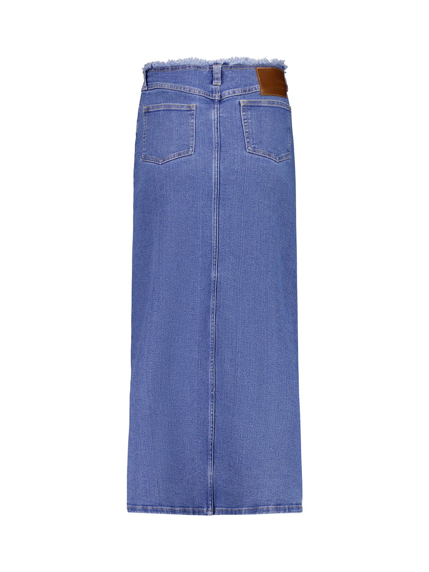 Denim Maxi Skirt | Stone Washed