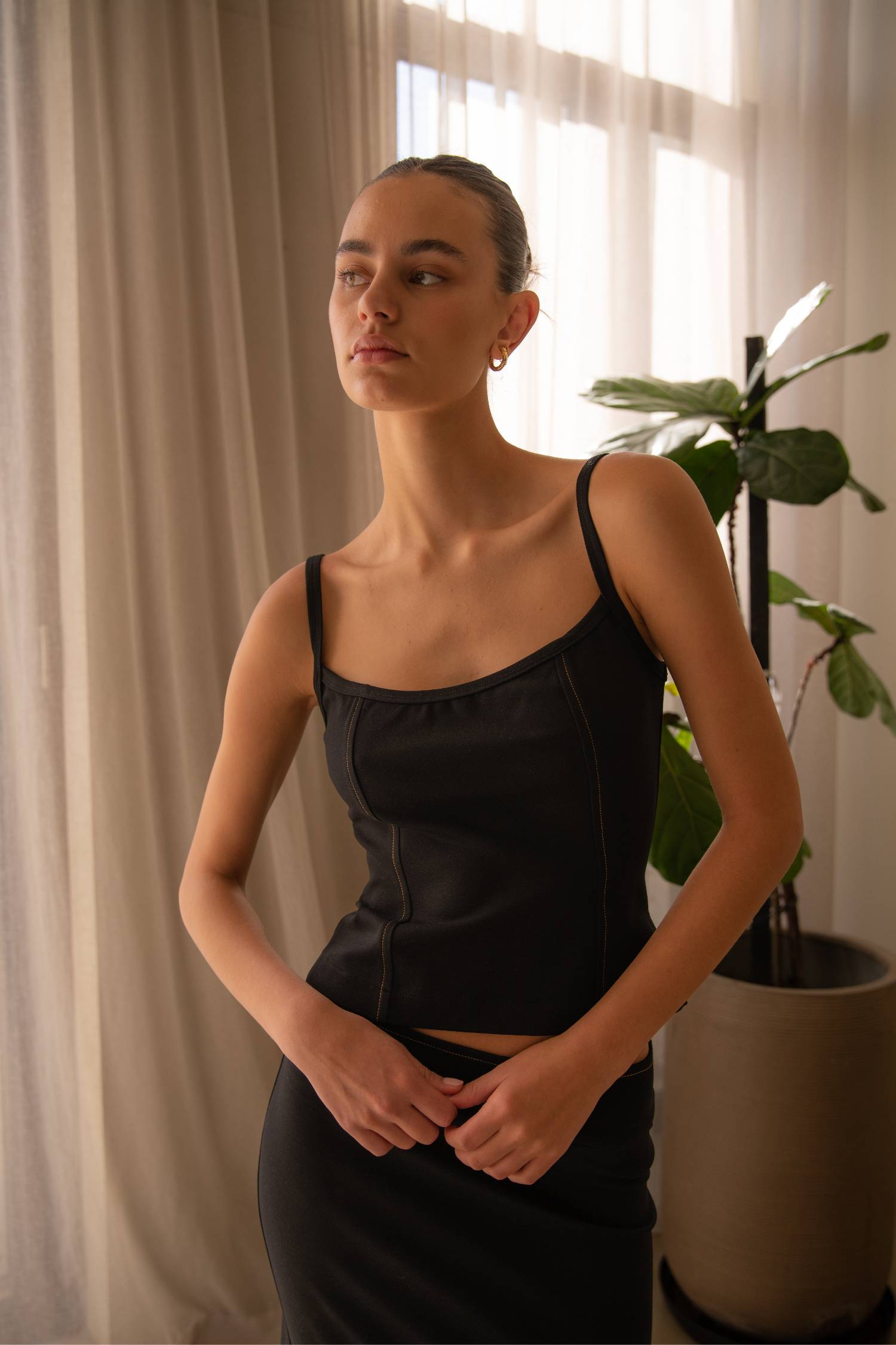 Contrast Bodice | Black