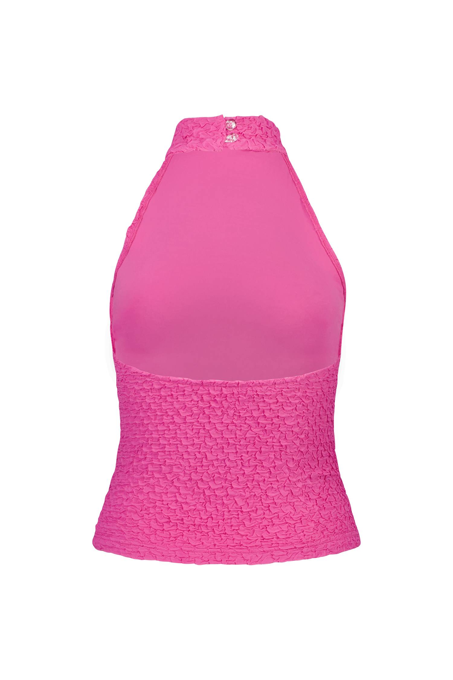 Textured Halter | Fuchsia