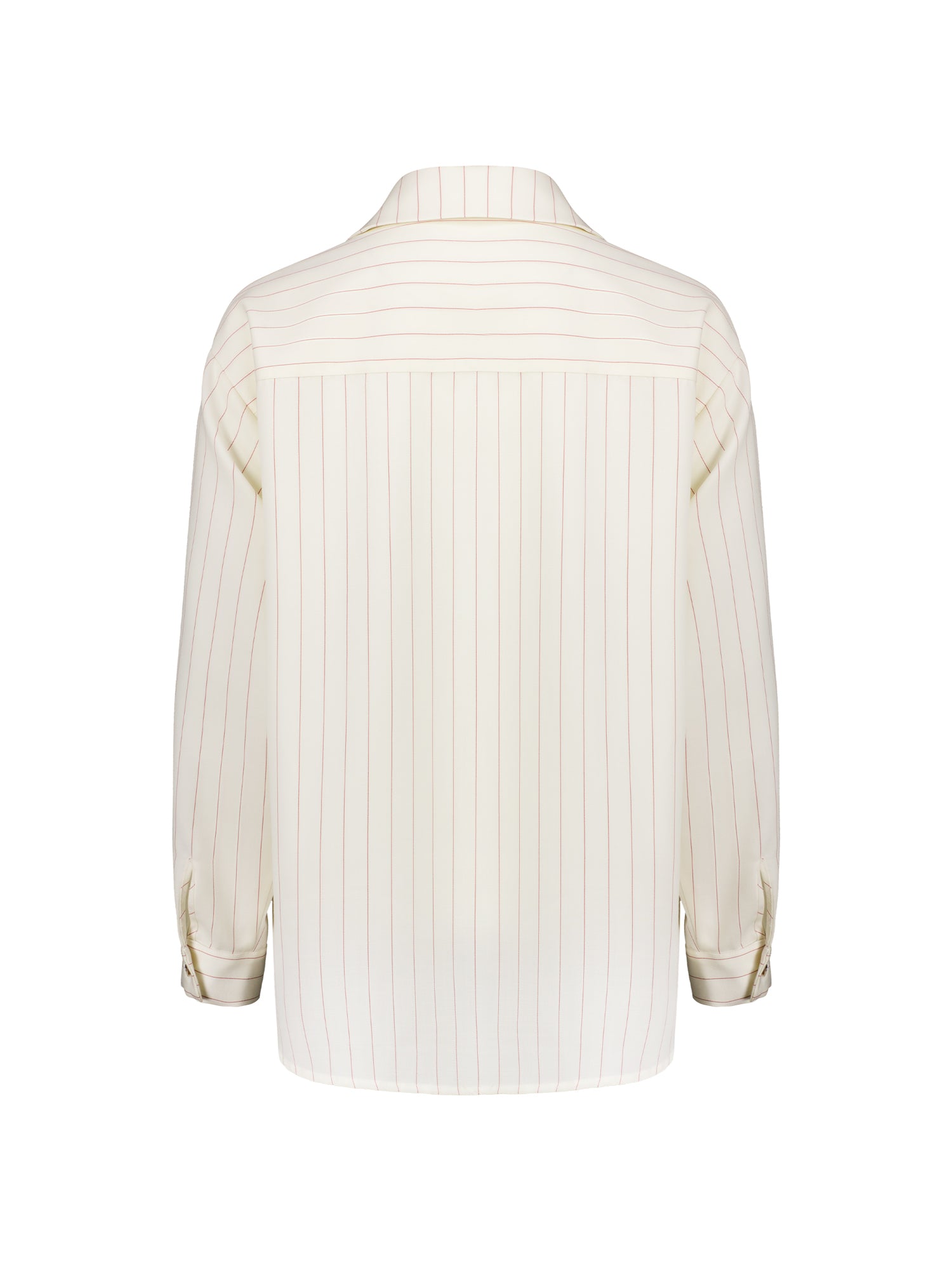 Wool Oversized Shirt | Ivory