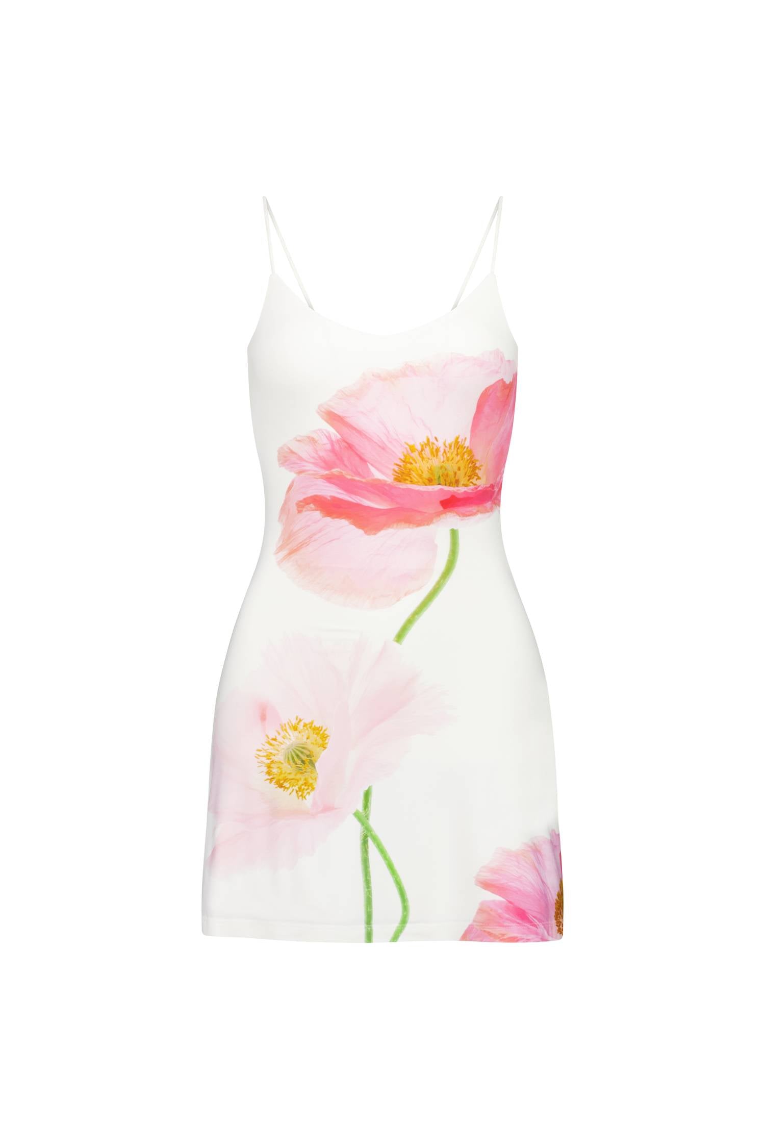 Low Back Mini Dress | Citrus Poppy