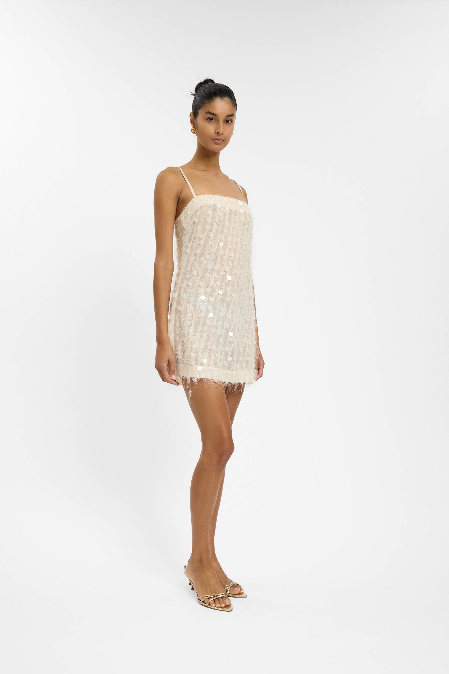 Shift Mini Dress | Jacquard