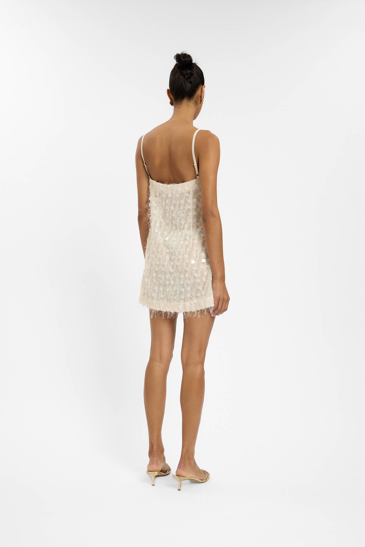 Shift Mini Dress | Jacquard
