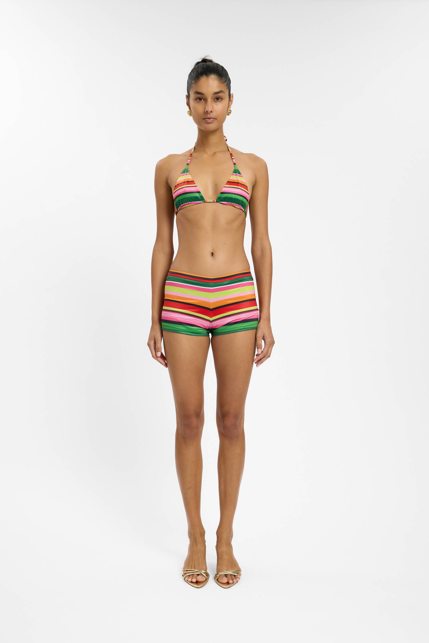 Swim Short | Emerald Stripe