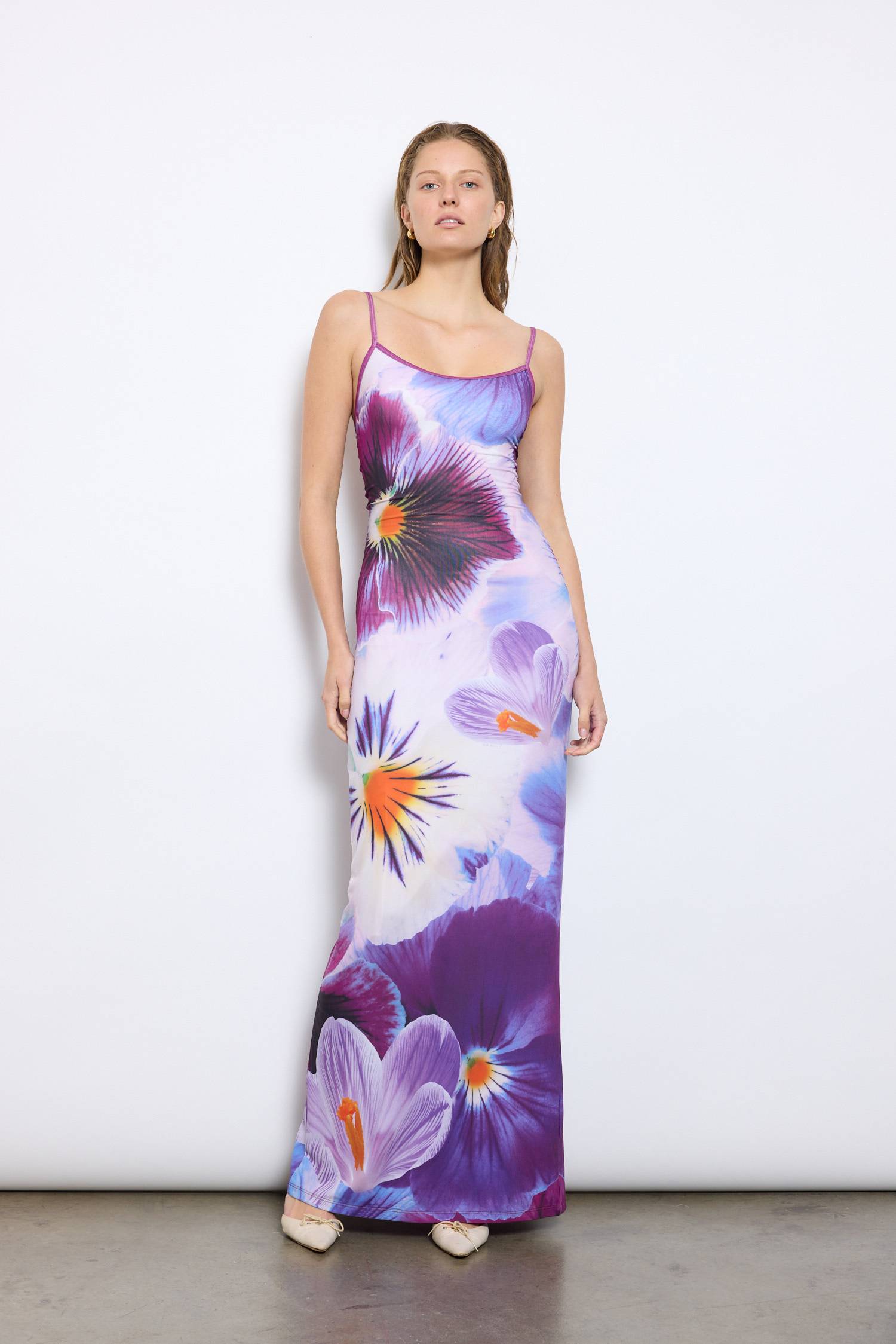 Slip Dress | Indigo Blossom