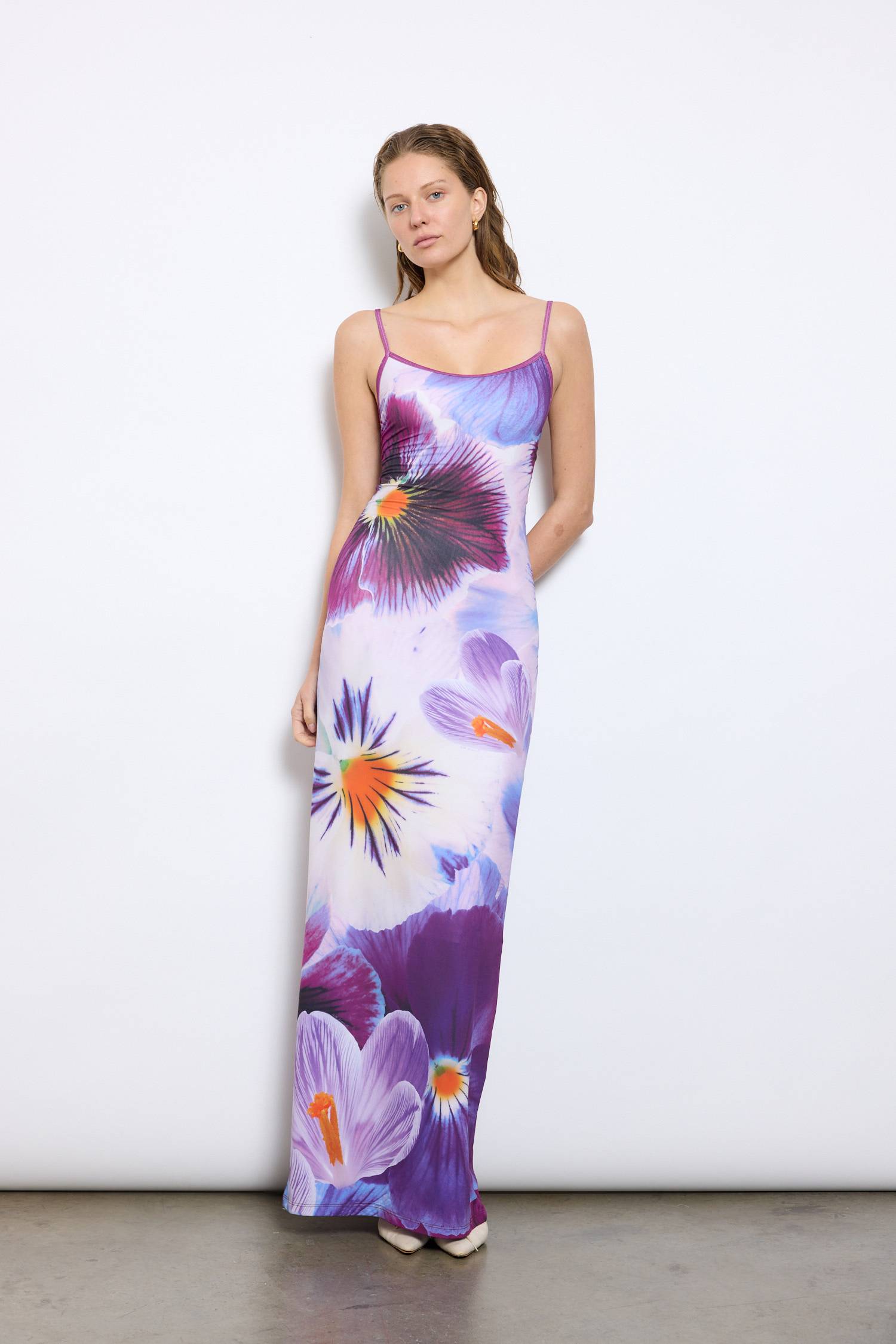 Slip Dress | Indigo Blossom