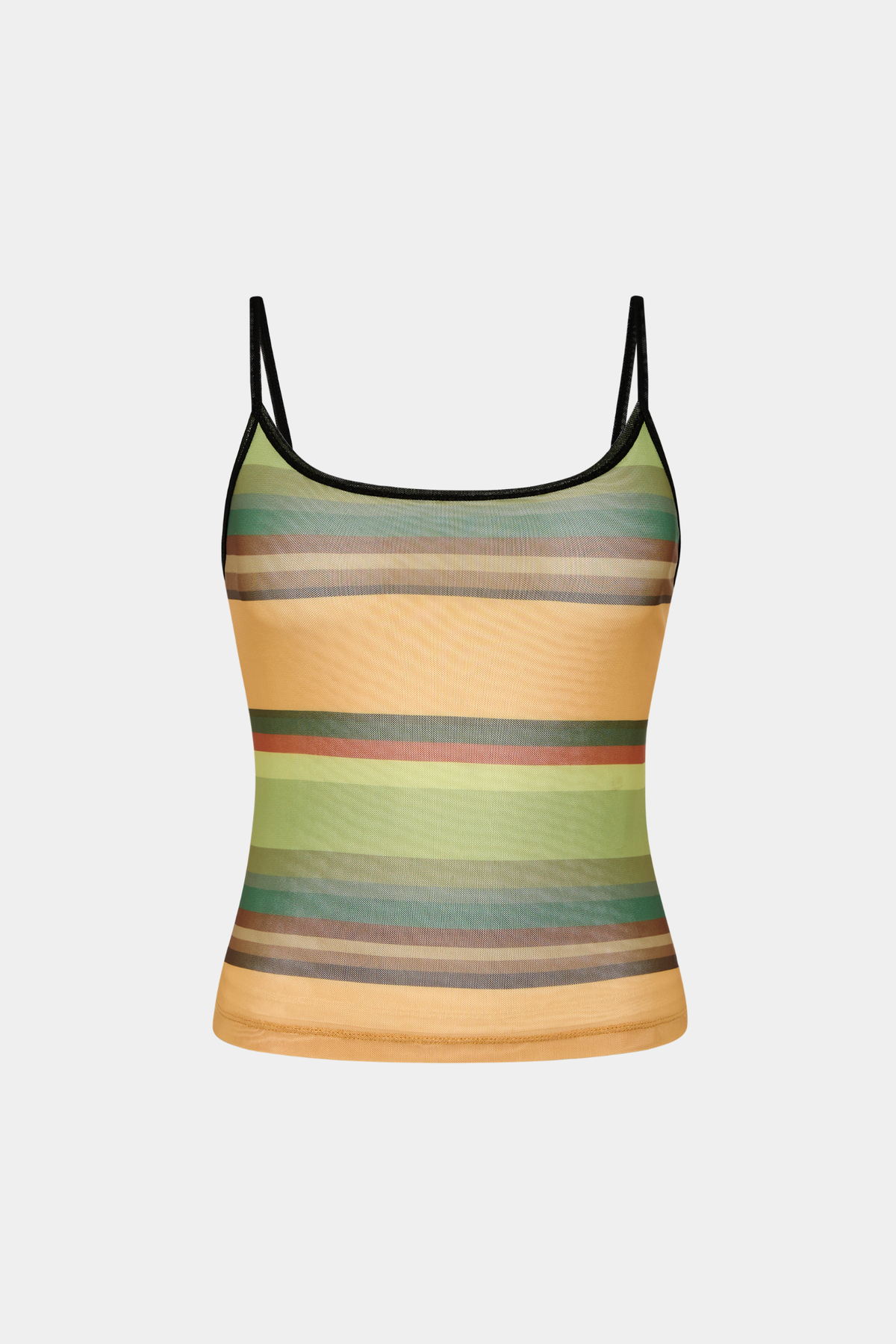 Camisole | Mesh Gold Stripe