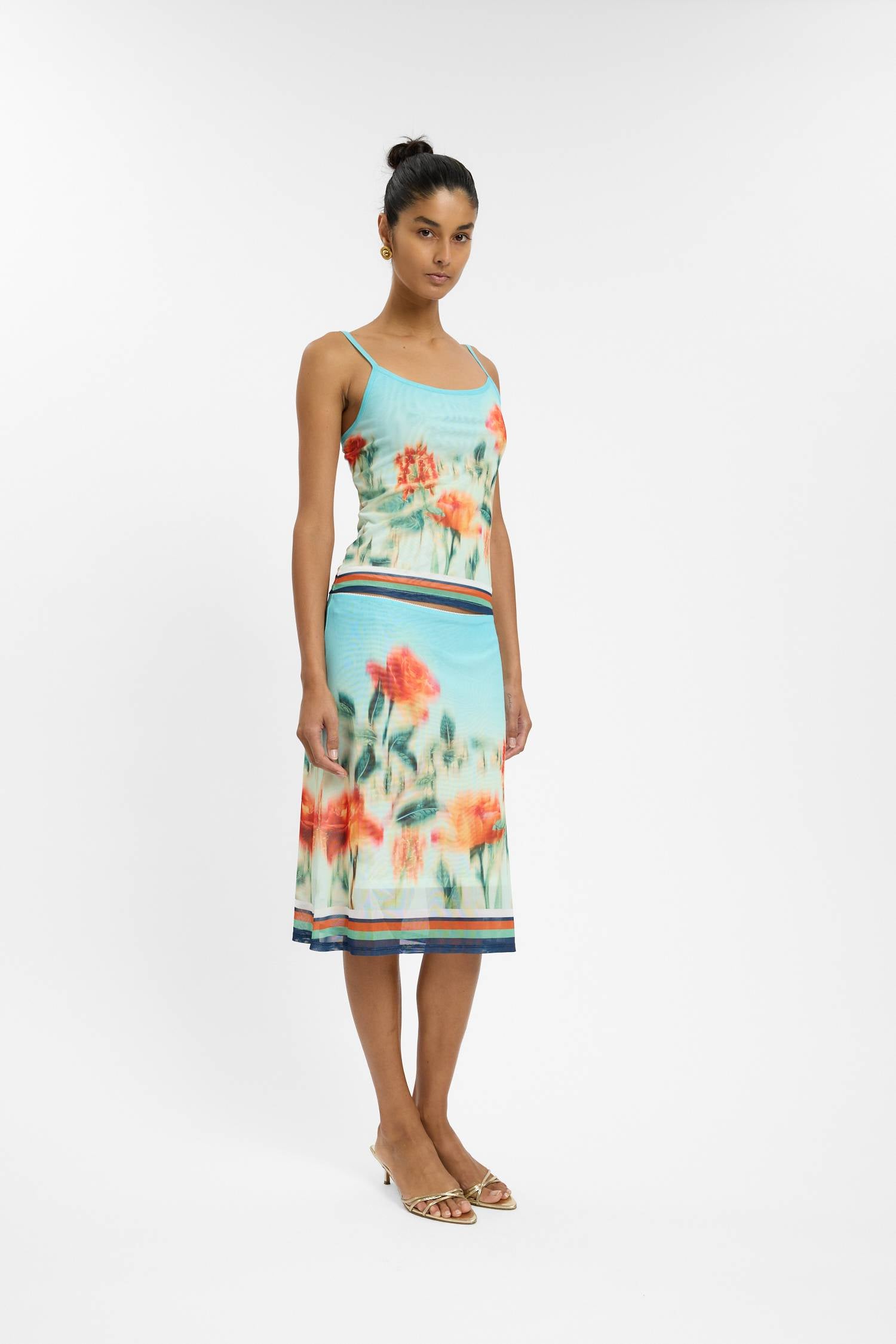 Camisole | Mesh Baby Blue