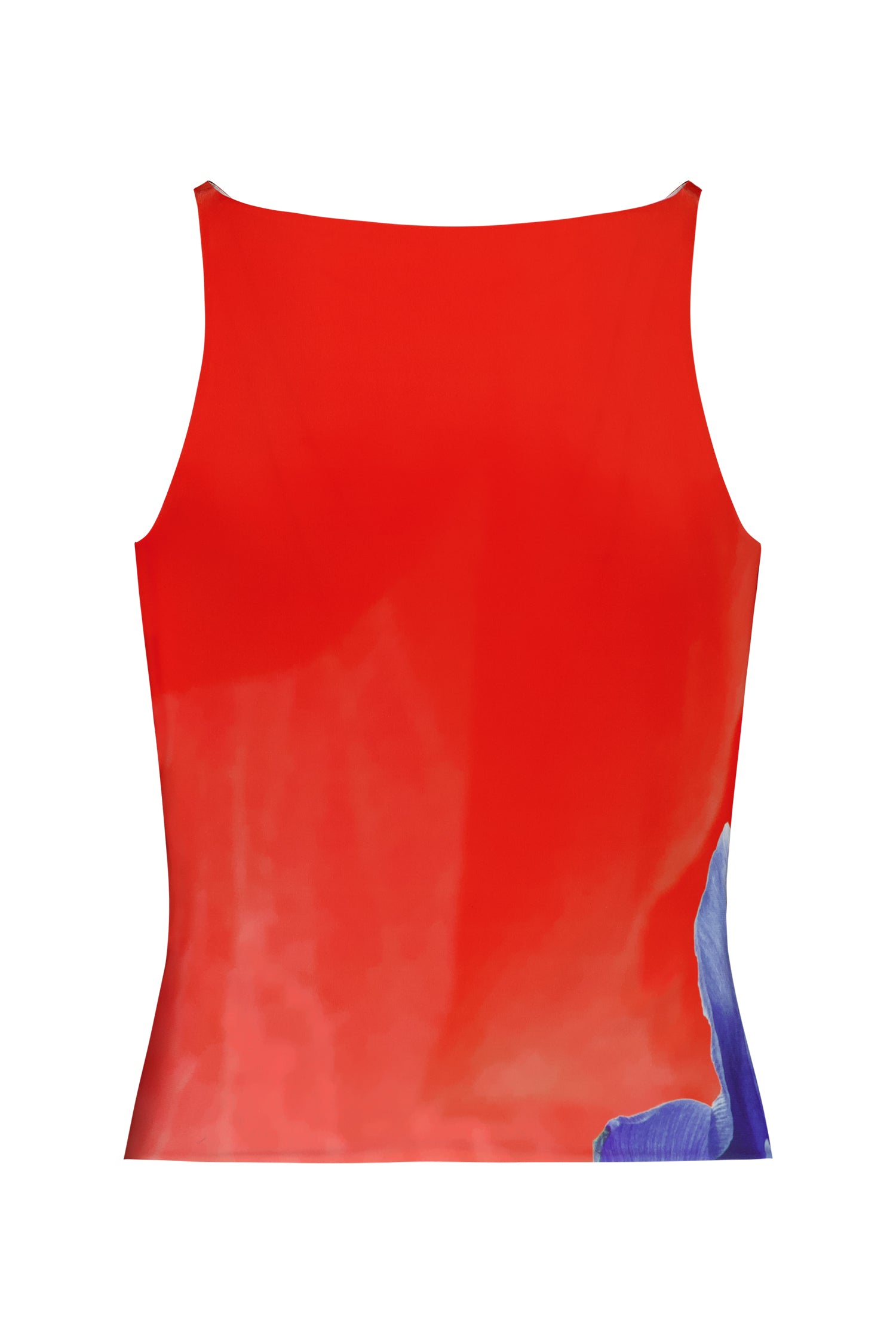 Cowl Tank | Contrast Poppy