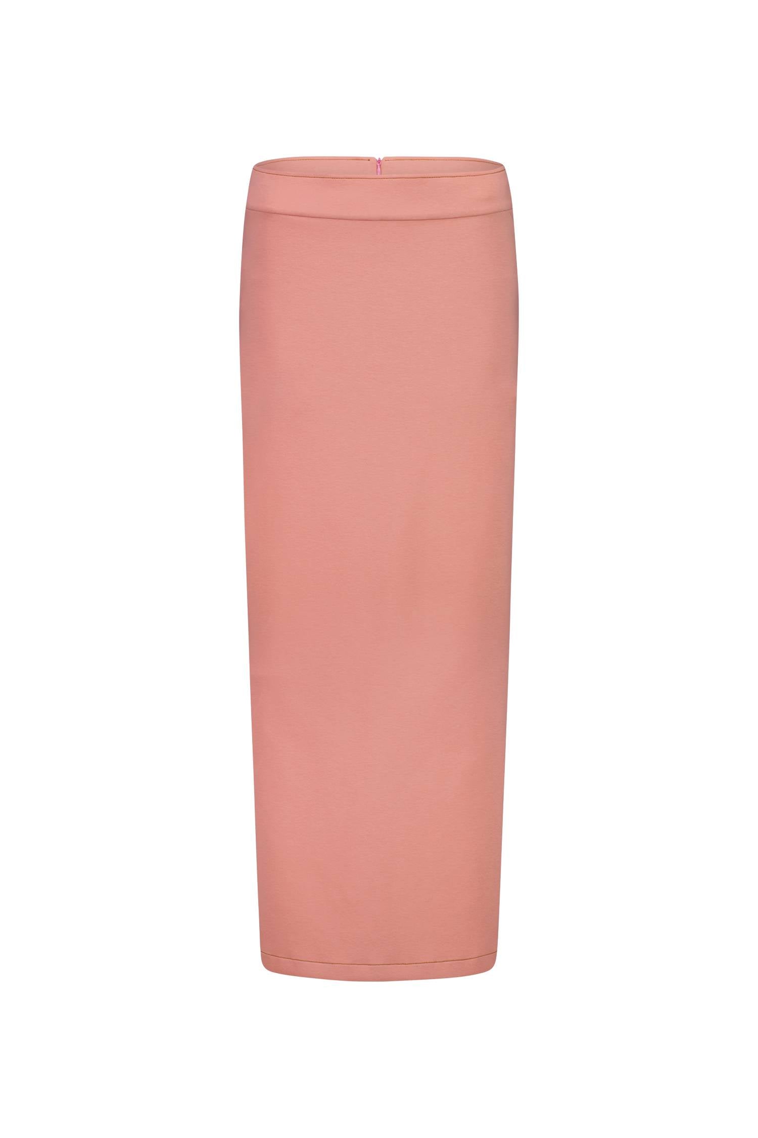 Contrast Maxi Skirt | Dusty Pink