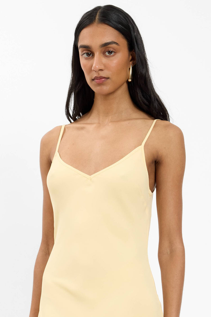 Georgette Midi Dress | Lemon