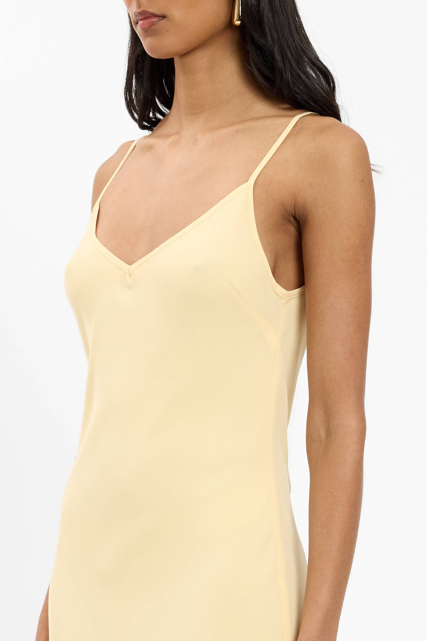 Georgette Midi Dress | Lemon
