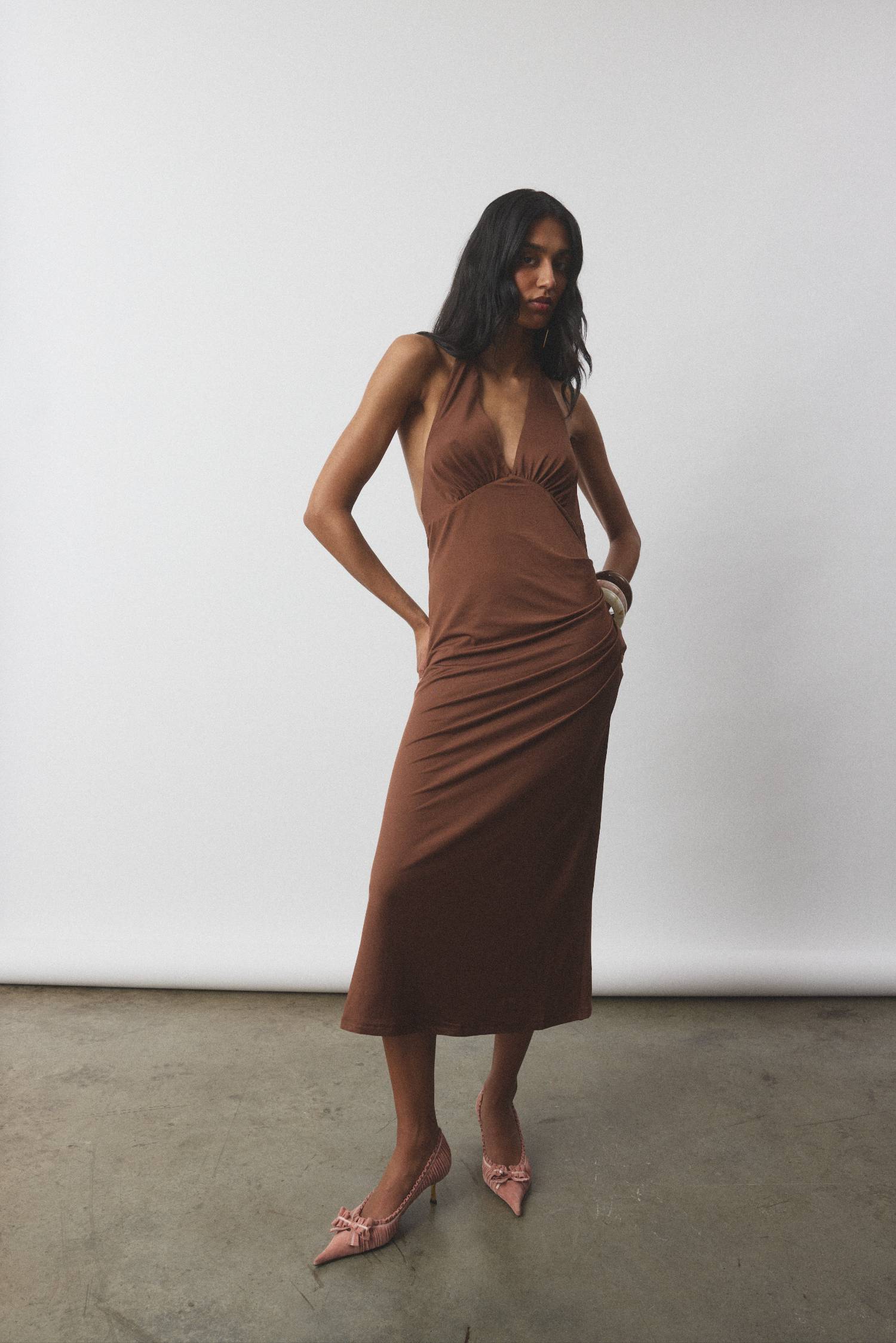 harper halter dress SheBird