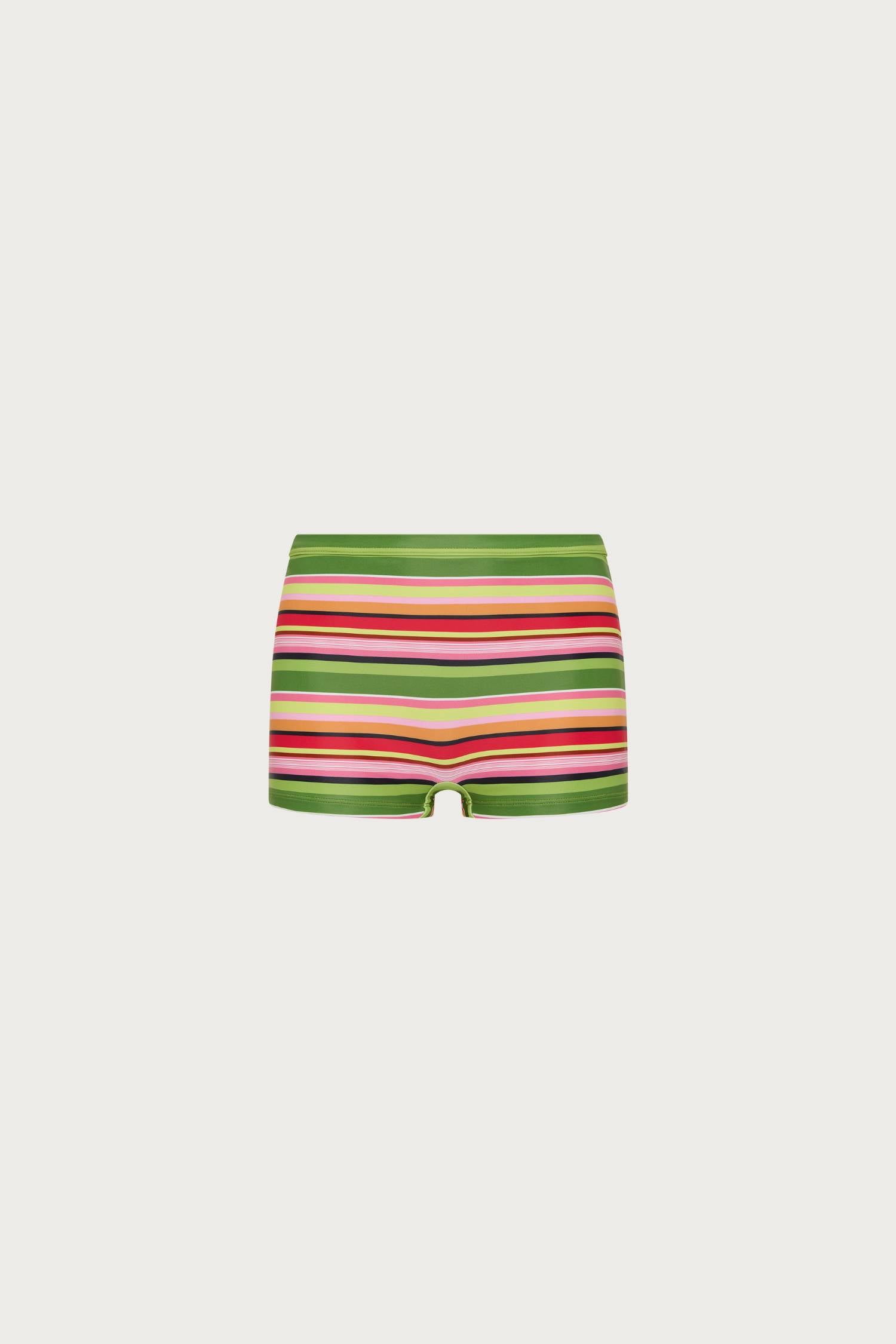 Swim Short | Emerald Stripe
