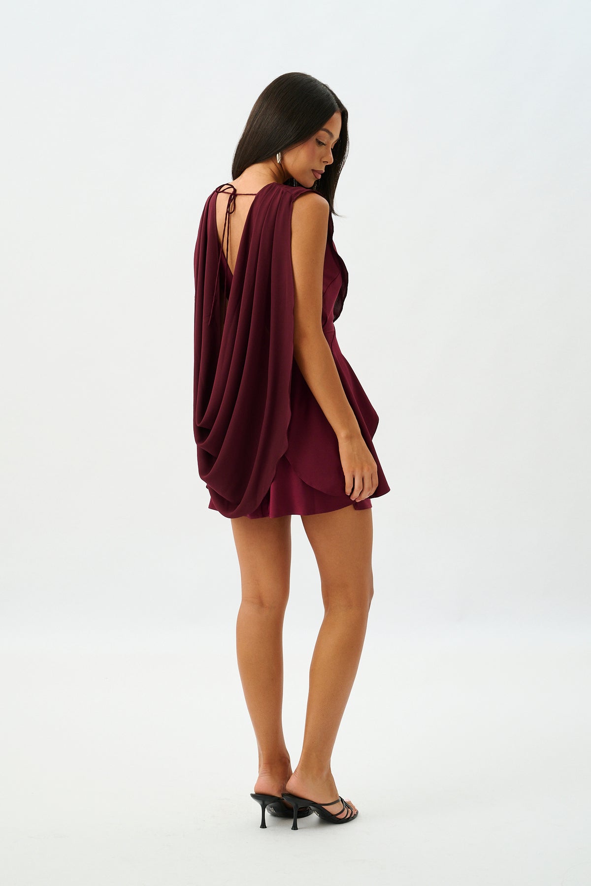 Paige Mini Dress | Burgundy