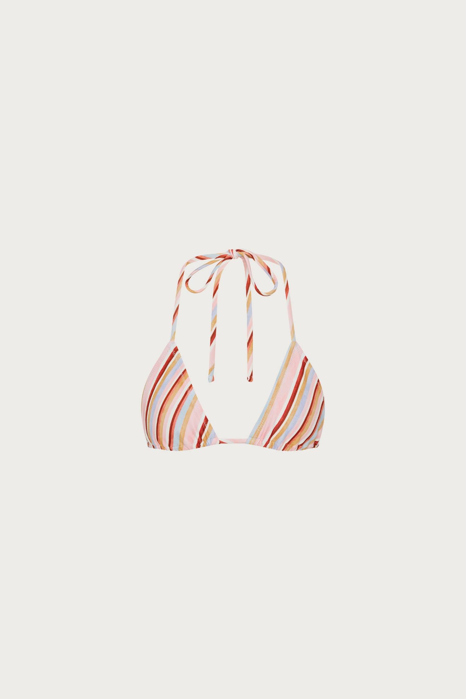 Triangle Top | Blush Stripe