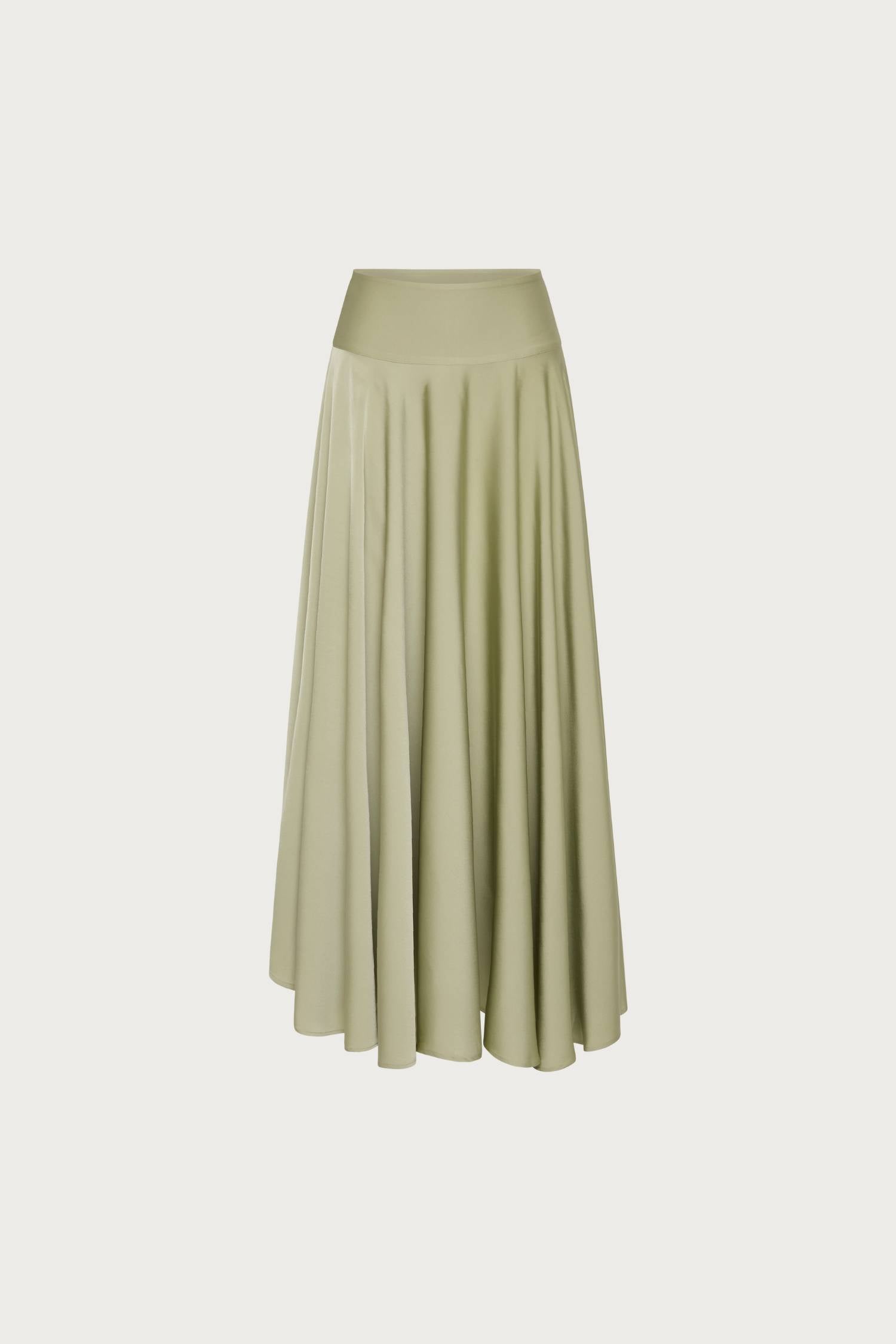 Basque Full Skirt | Green