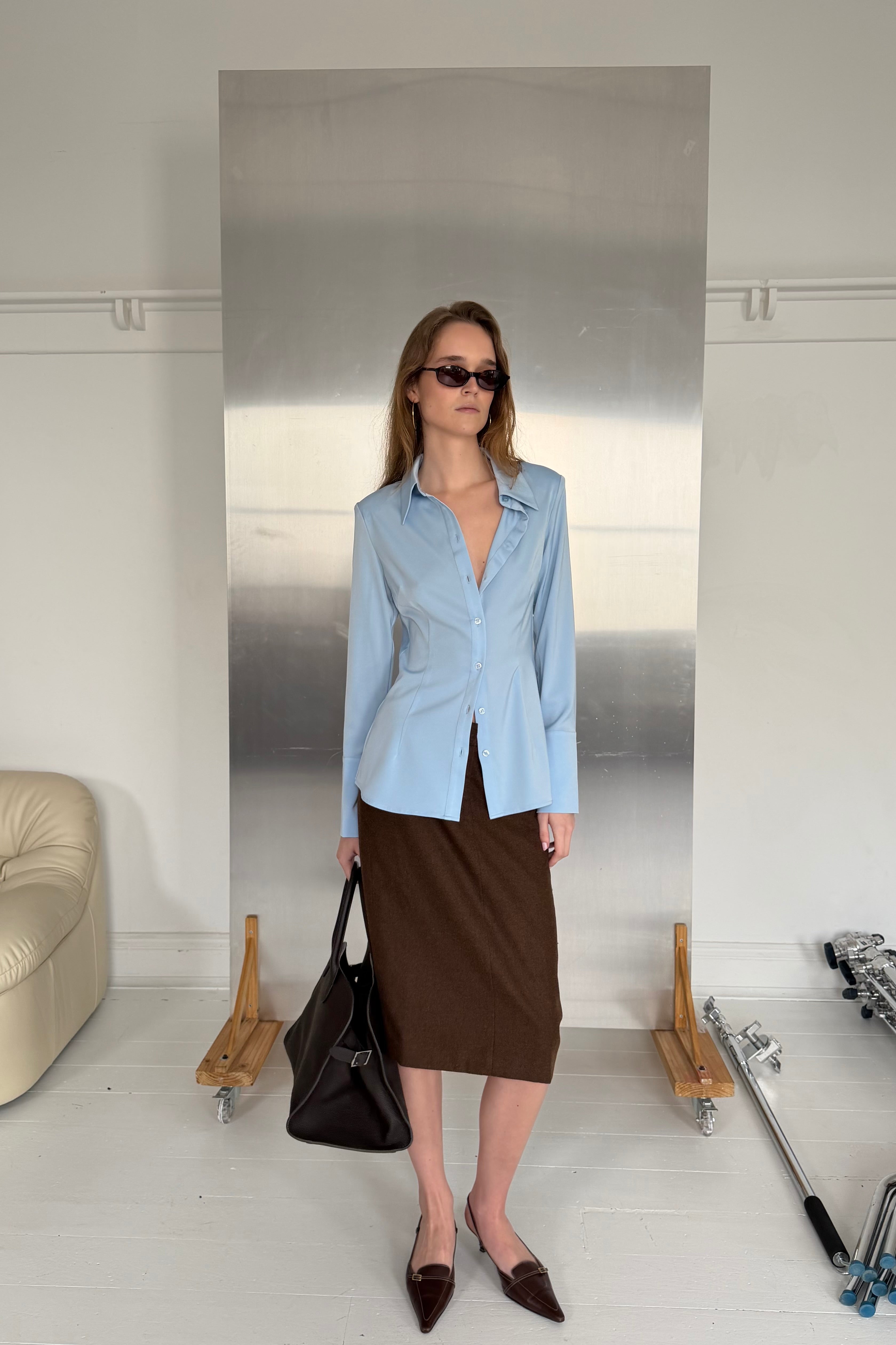 Structured Shirt | Baby Blue