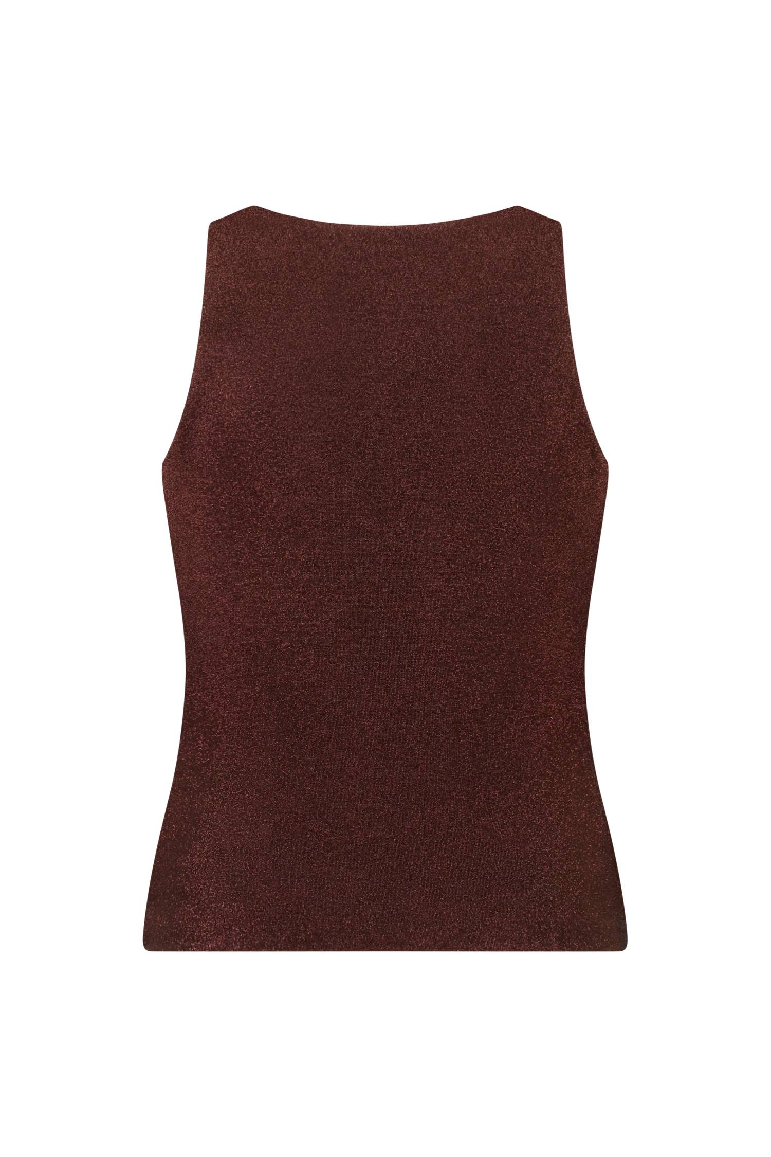 Cowl Tank | Chocolate Shimmer