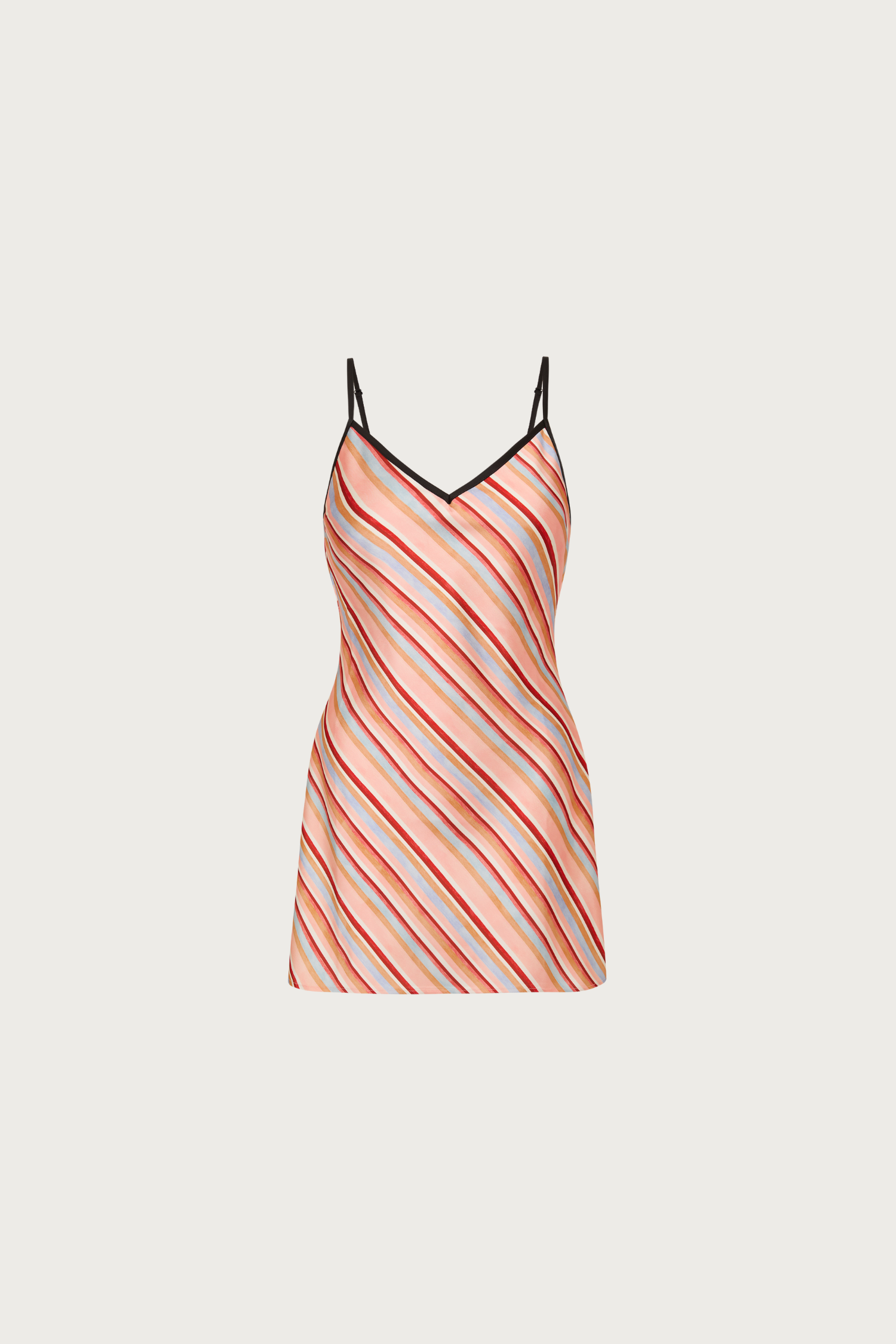 Bias Mini Dress | Blush Stripe