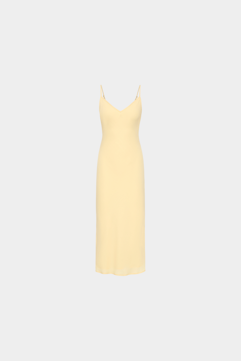 Georgette Midi Dress | Lemon