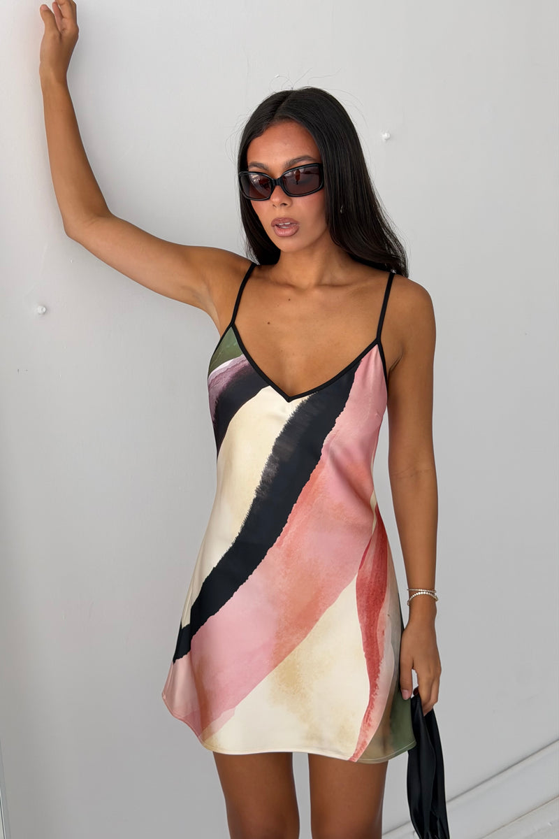 Bias Mini Dress | Wave