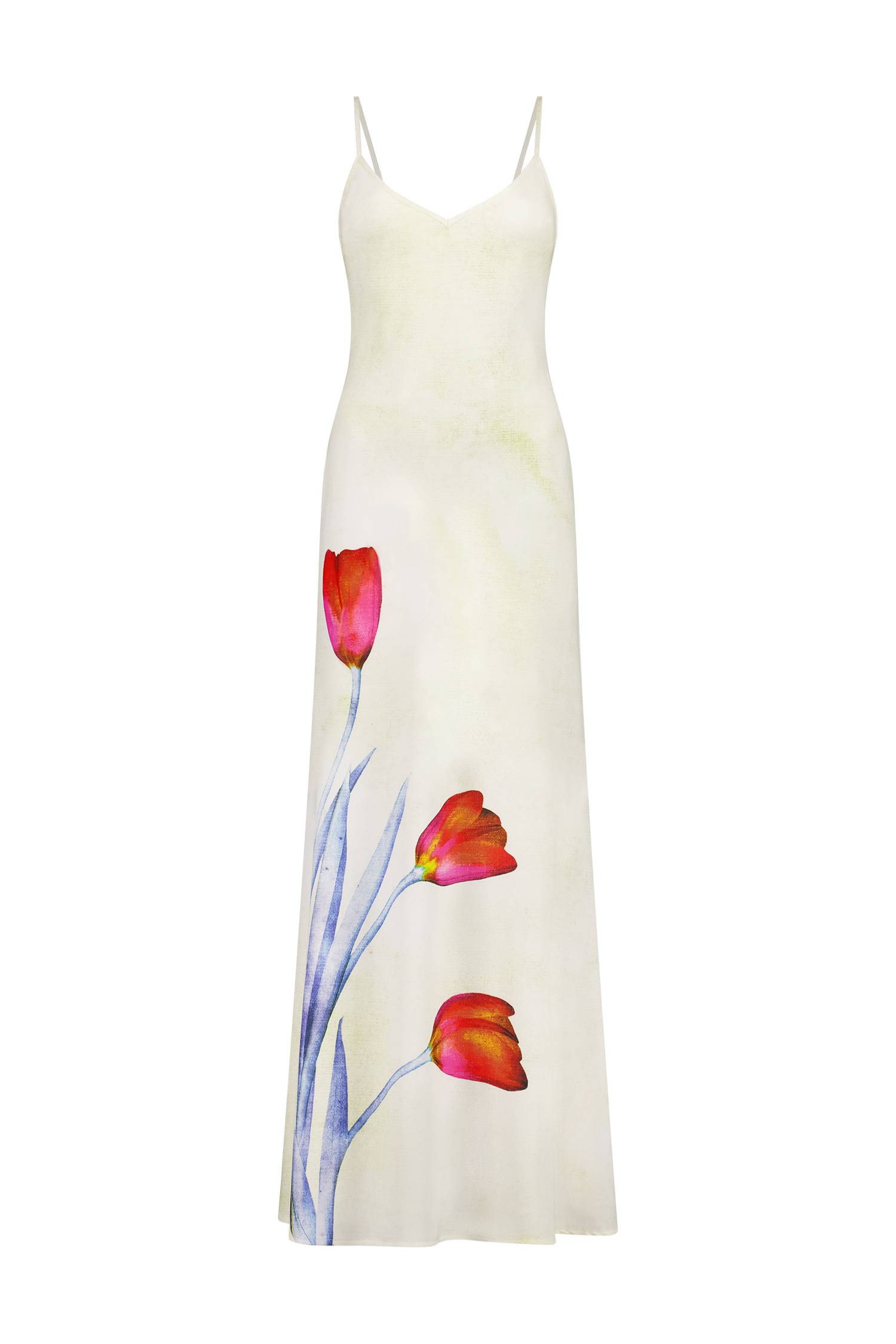 Pre-order: Bias Maxi Slip Dress | Scarlet Tulip