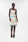 Midi Skirt | Mesh Baby Blue
