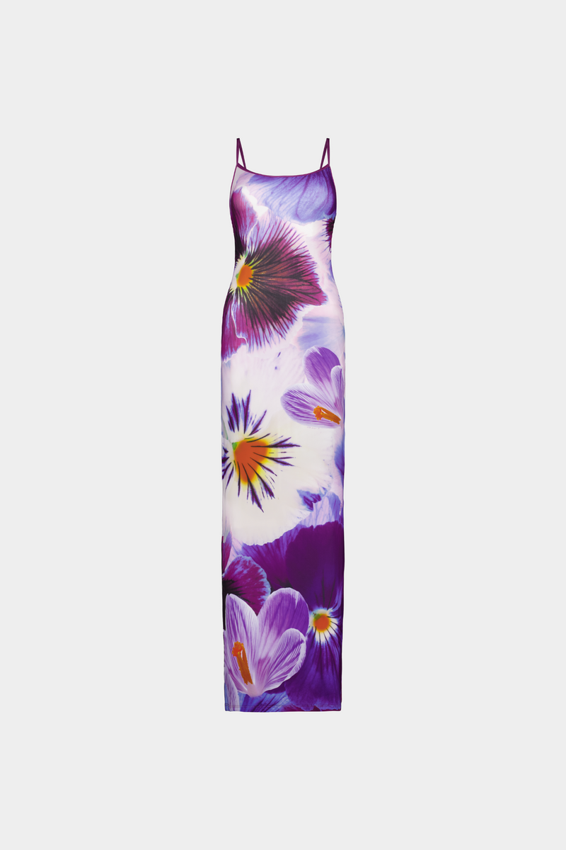 Slip Dress | Indigo Blossom