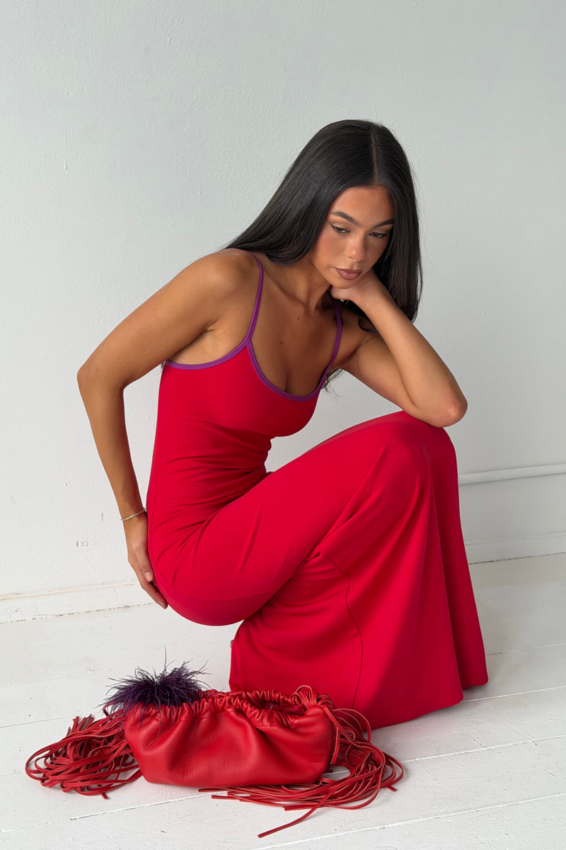 Slip Dress | Red