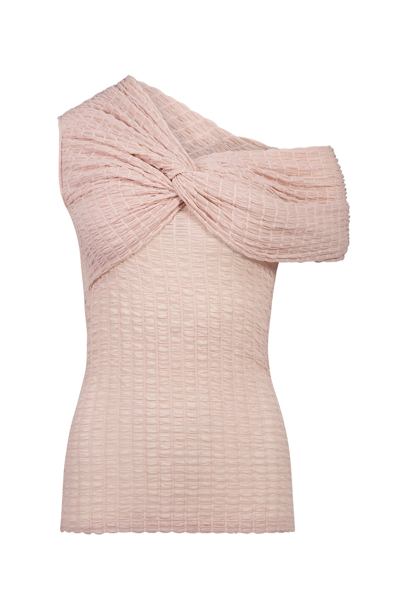 Twist Ruched Top | Baby Pink