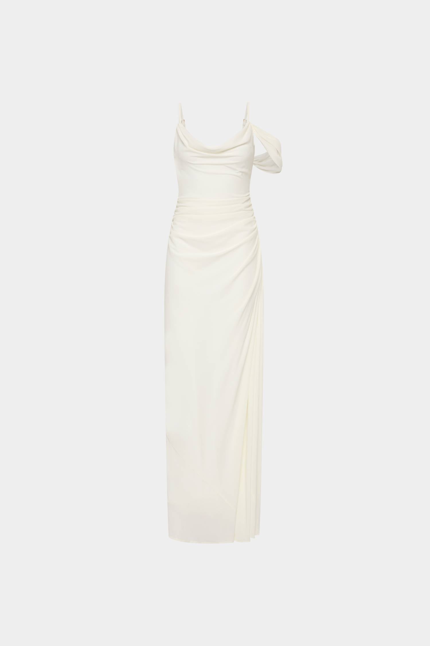 Draped Gown | White