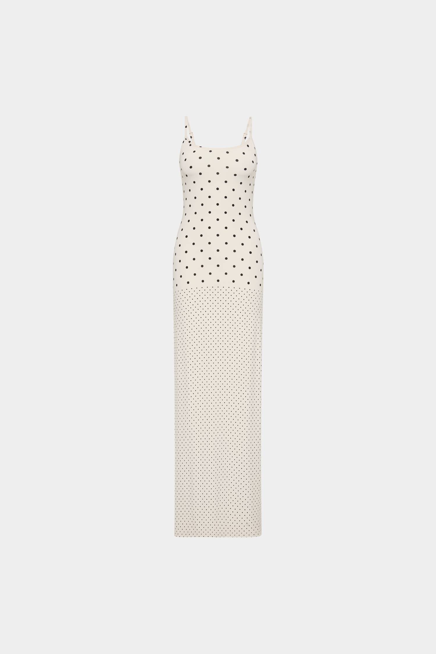 Slip Dress | White Polka