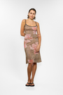 Midi Skirt | Mesh Leopard