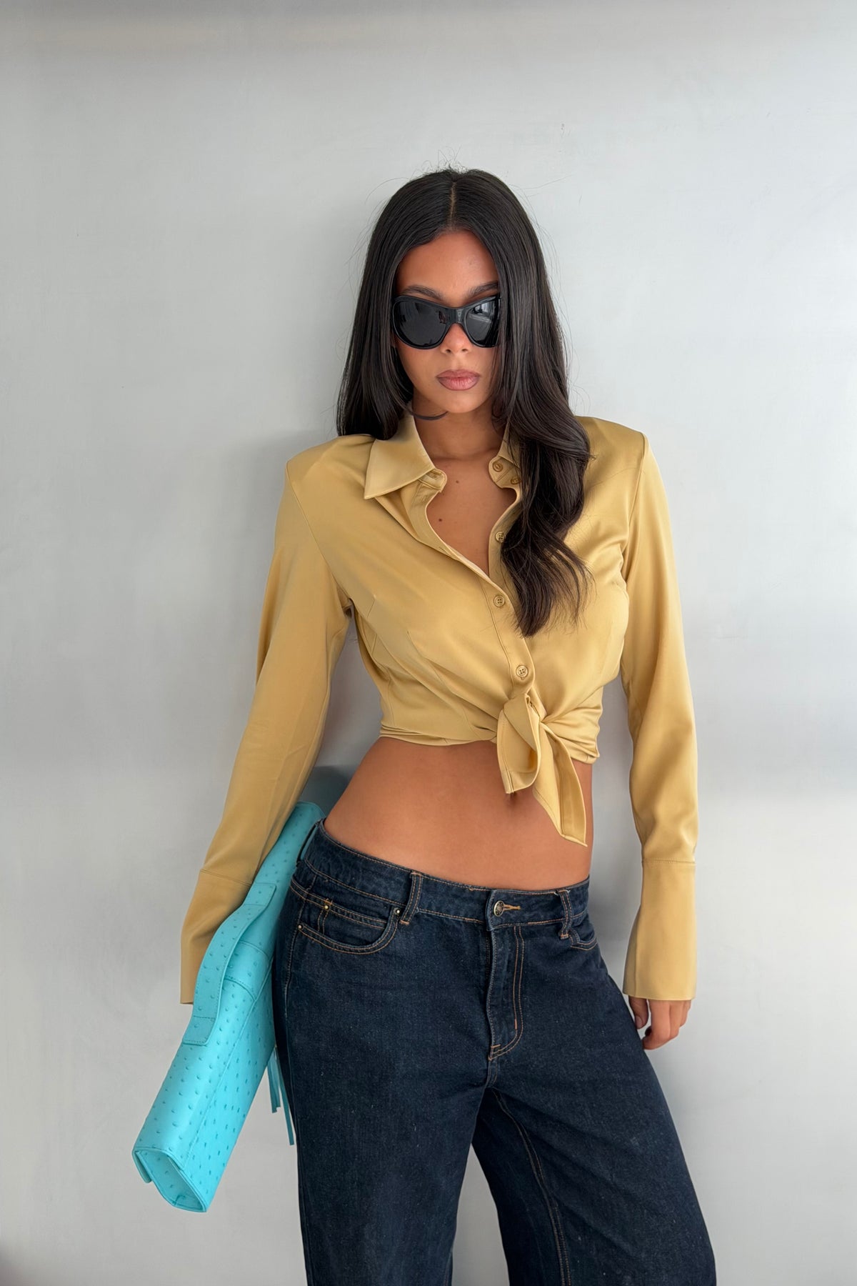 Structured Shirt | Gold