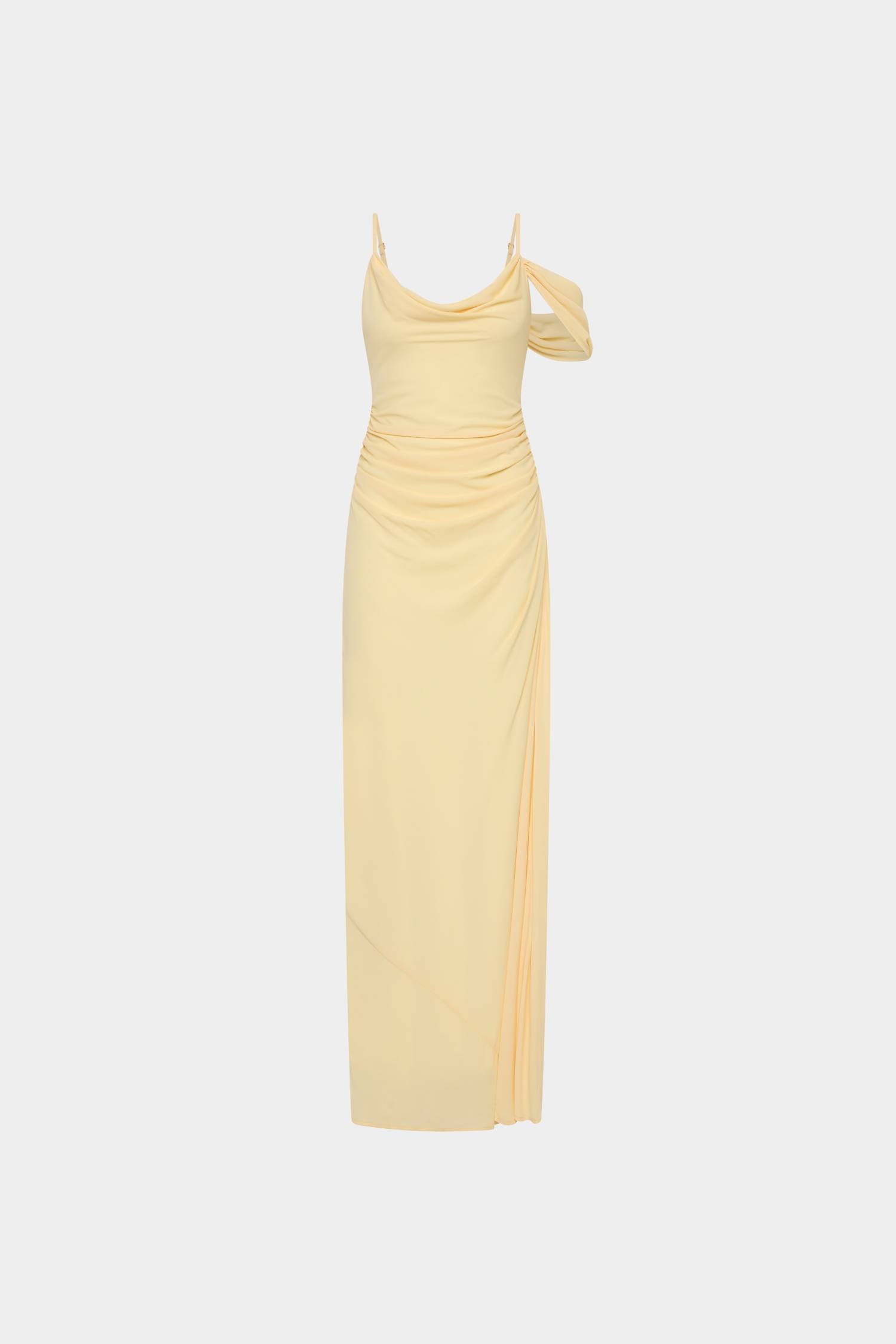 Draped Gown | Lemon