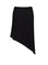 Asymmetric Midi Skirt | Black