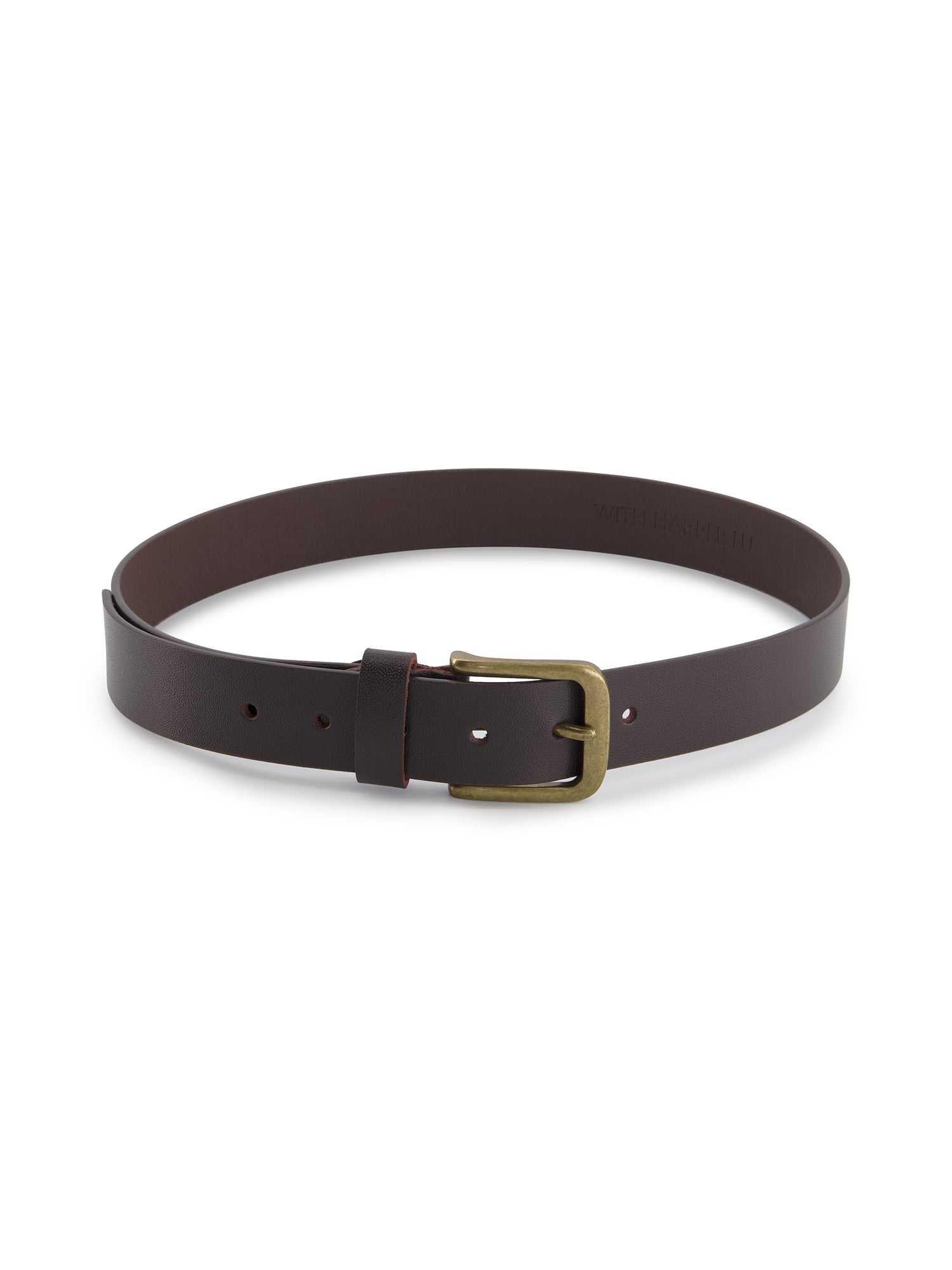 Leather Belt | Rich Brown – WITH HARPER LU
