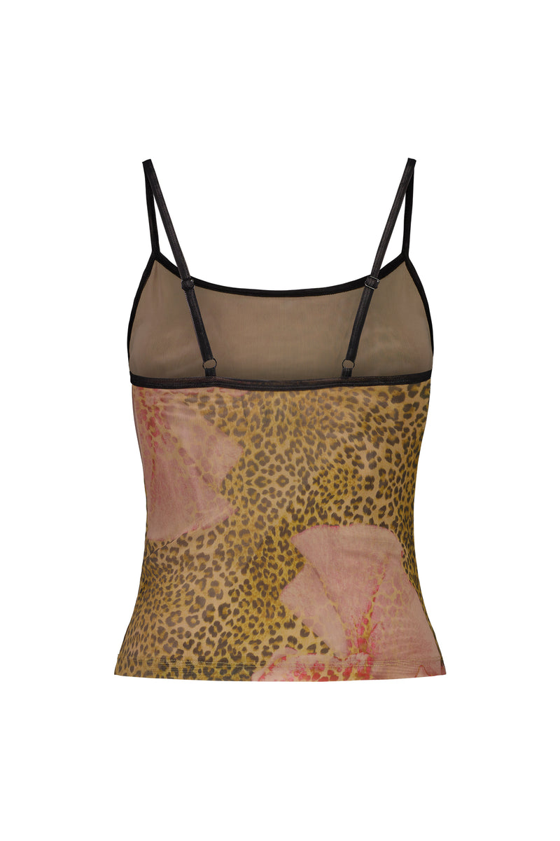 Camisole | Mesh Leopard