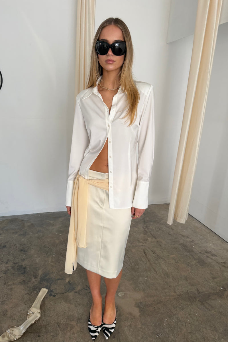 Structured Shirt | White