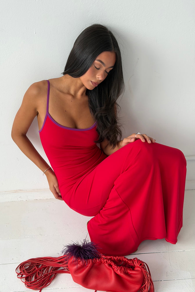 Slip Dress | Red