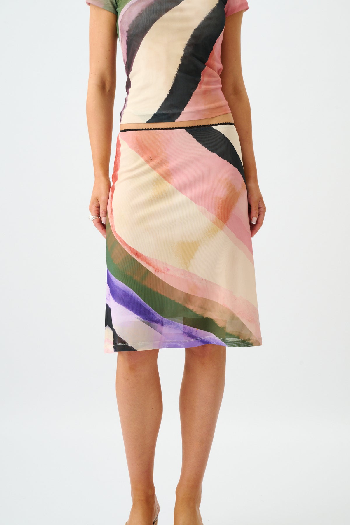 Midi Skirt | Wave