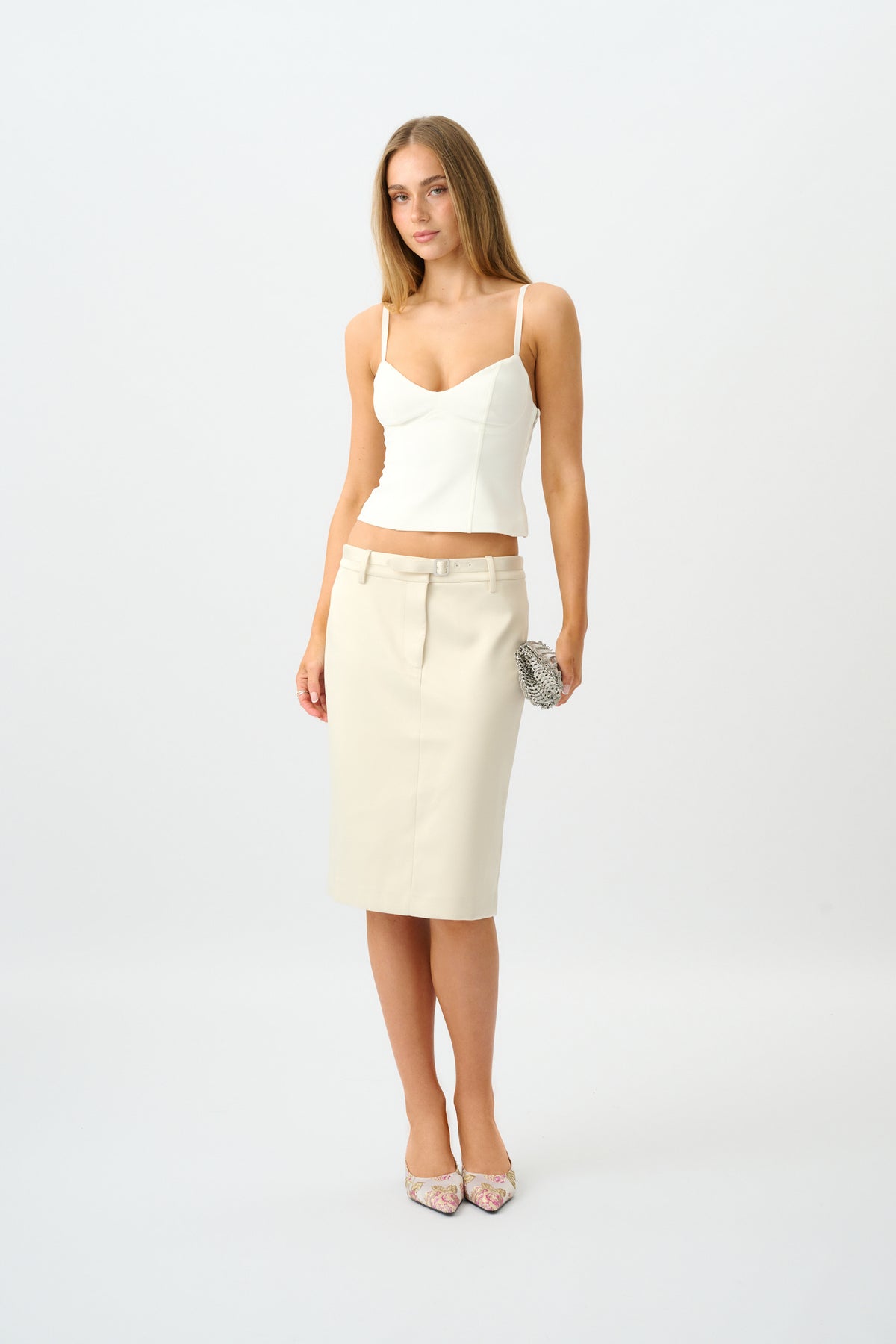 Bodice Tank | White