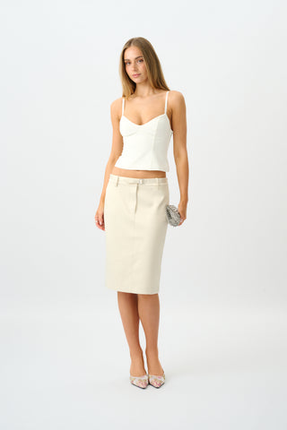 Leila Skirt | Ivory