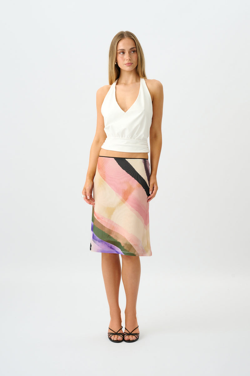 Midi Skirt | Wave